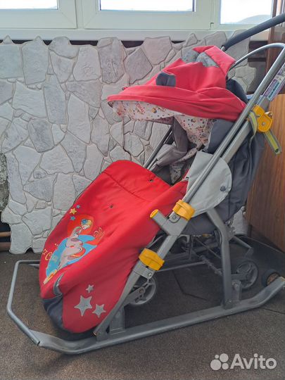 Санки коляска ника