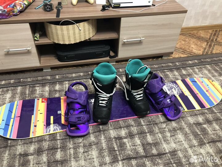 Комплект: сноуборд head 155 + крепления + ботинки