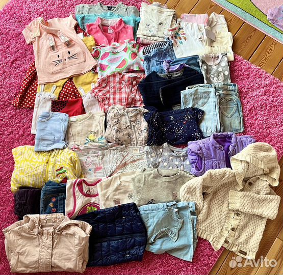 Большой пакет вещей на девочку 2-3 года