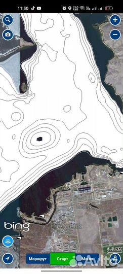 Карта глубин оренбургская область