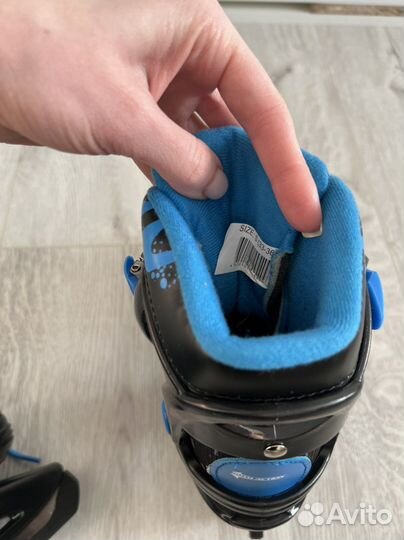 Раздвижные коньки 33-36 rush action