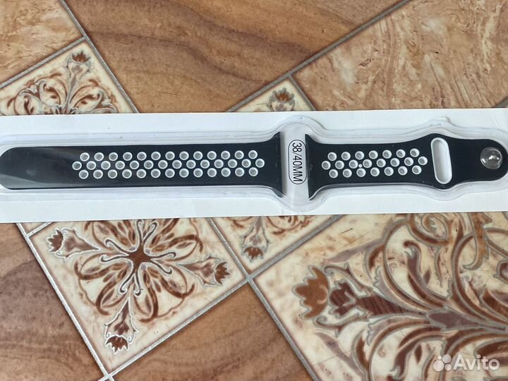 Ремешок силиконовый apple watch 38 мм