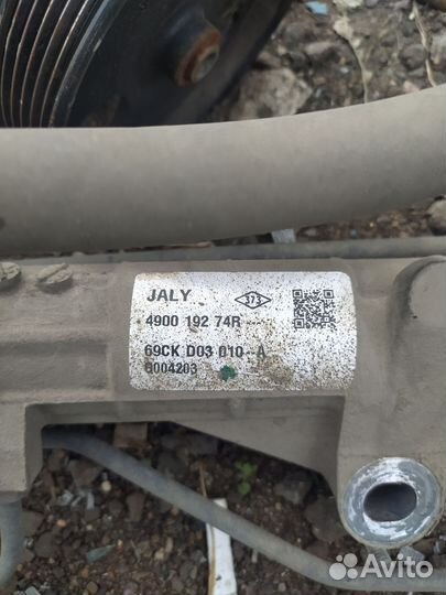 Renault logan гидравлическая рейка с насосом