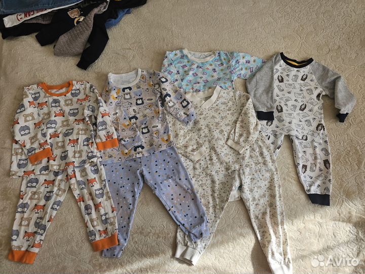 Большой пакет вещей для мальчика 92 размер