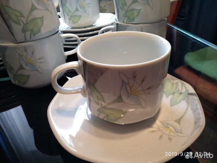 Чайный сервиз Чехия 21 предмет