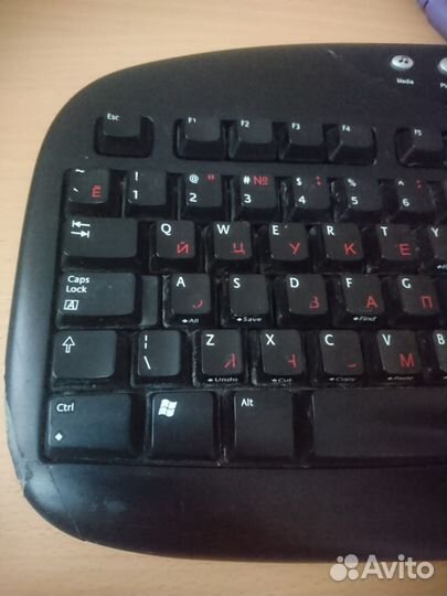 Клавиатура Logitech Keyboard Wired PS/2