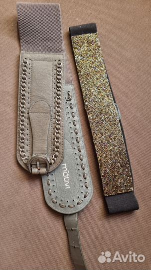 Ремень женский на праздник, нарядный xs-s