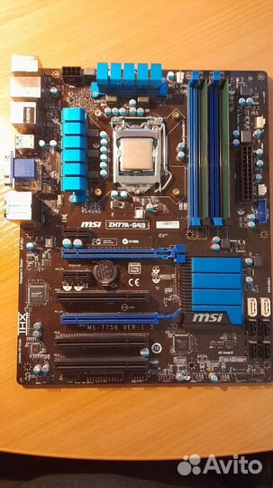 Материнская плата с процессоромi5 и видеокартой660