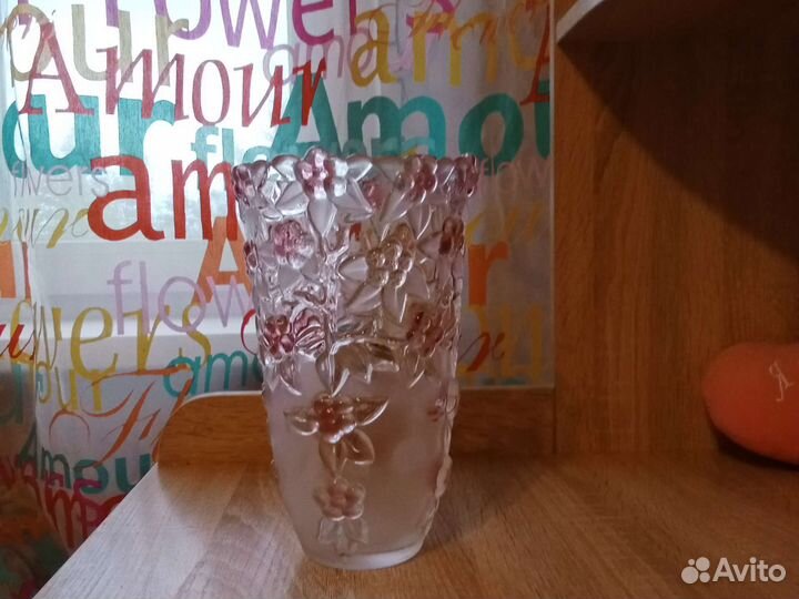 Ваза для цветов стекло