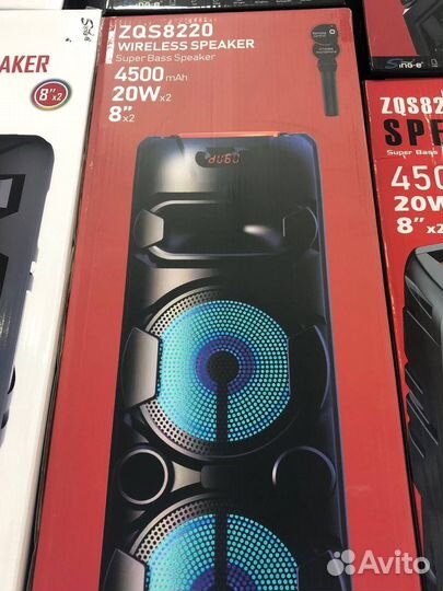 Портативные напольные колонки в ассортименте