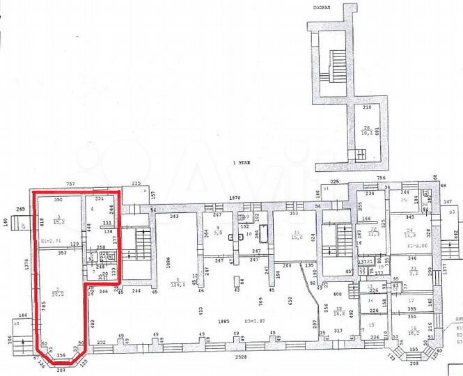Торговая площадь, 60.9 м²