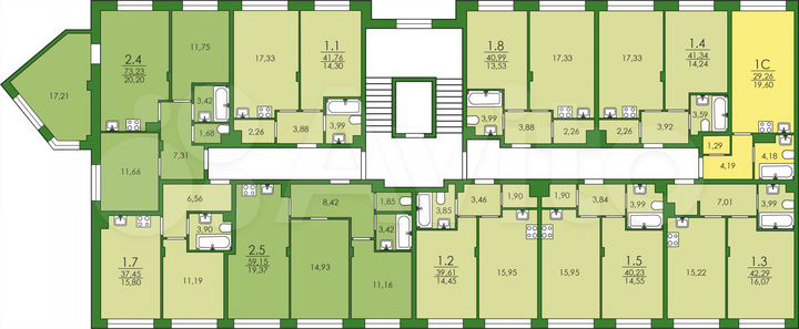 Квартира-студия, 29 м², 2/8 эт.