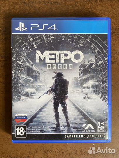 Метро исход Metro exodus ps4