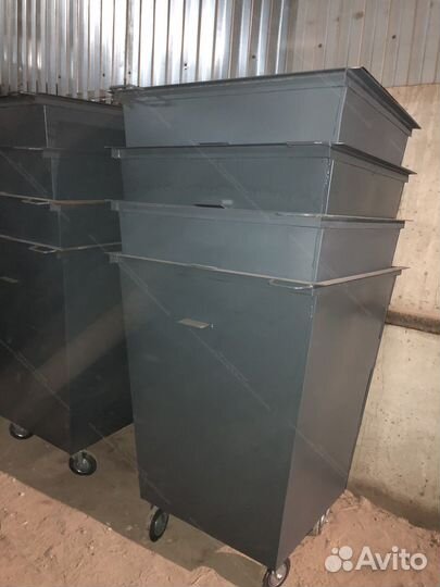 Контейнер для отходов с крышкой 0,75 м3 Арт 24569