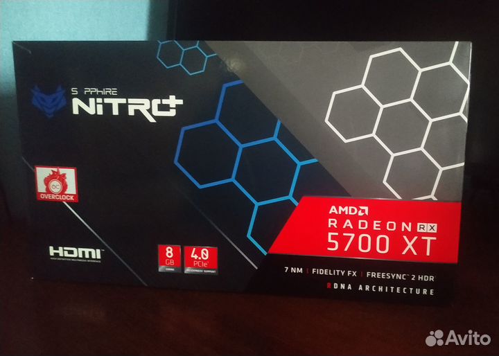 Видеокарта AMD Radeon RX 5700XT 8gb gddr6