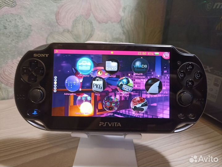 Sony ps vita прошитая + игры