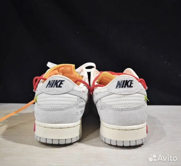 Кроссовки nike dunk low off white 40/50 lot