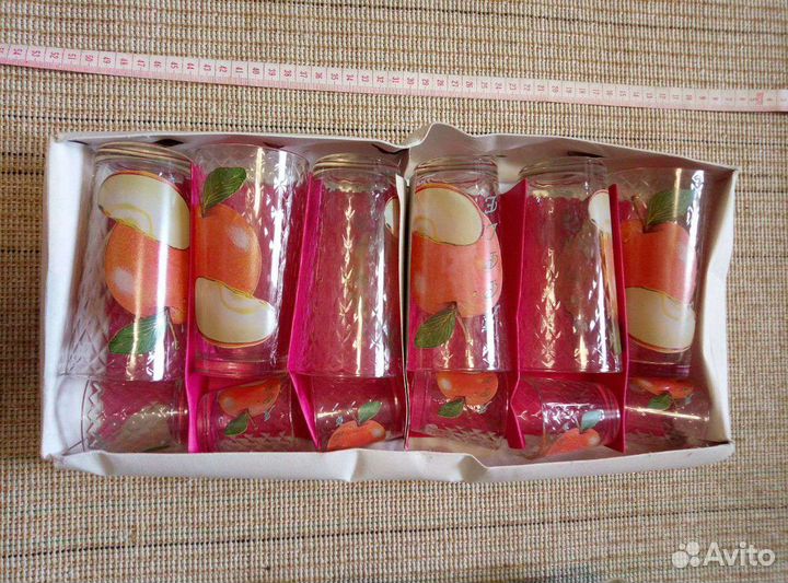 Фужеры. Бокалы. Набор посуды. Хрусталь + стекло