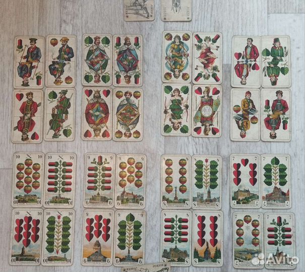 Карты немецкие игральные довоенные 30-40 х годов