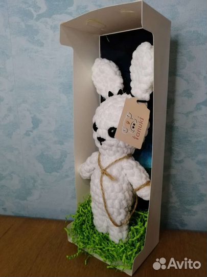 Интерьерная игрушка зайчик-депресняк