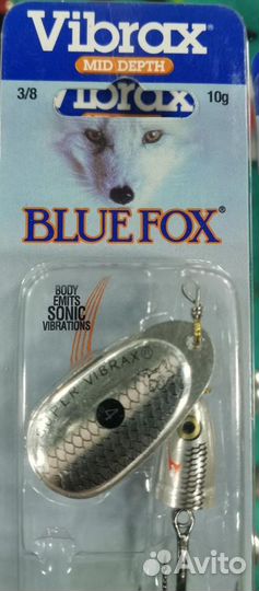 Blue Fox, Блесна Vibrax Original №3, 8грамм