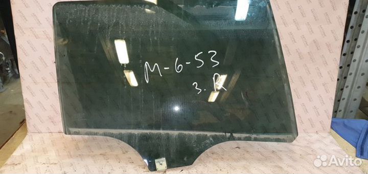 Стекло заднее правое Mazda 6 GY мазда