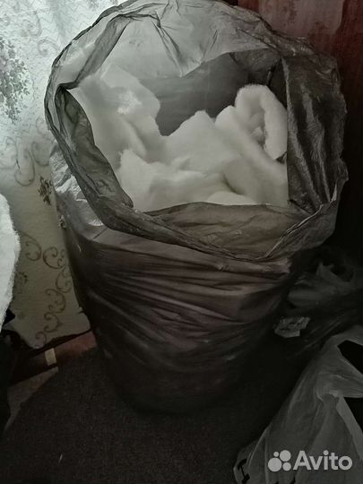 Мешок синтепона обрезки