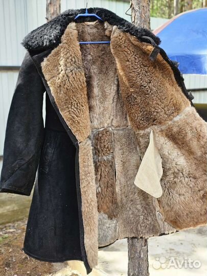Тулуп из овчины армейский
