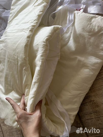 Балдахин и Бортики в круглую/овальную кроватку