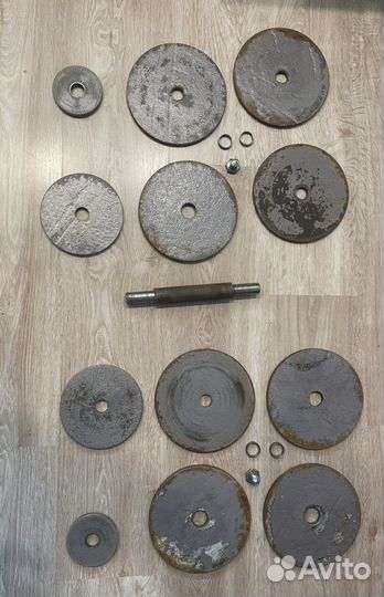 Гантеля разборная