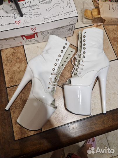 Стрипы ботильоны тройки 37