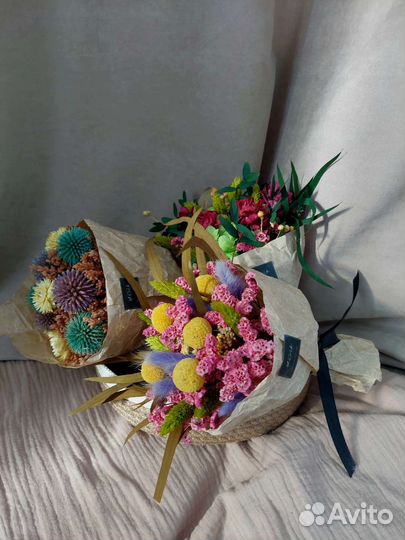 Букеты из стаб. растений