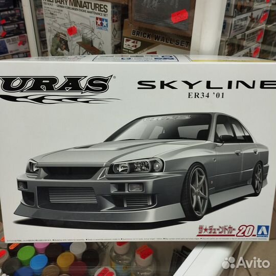 Aoshima 20 1 24 uras Skyline ER34 25GT-t 01