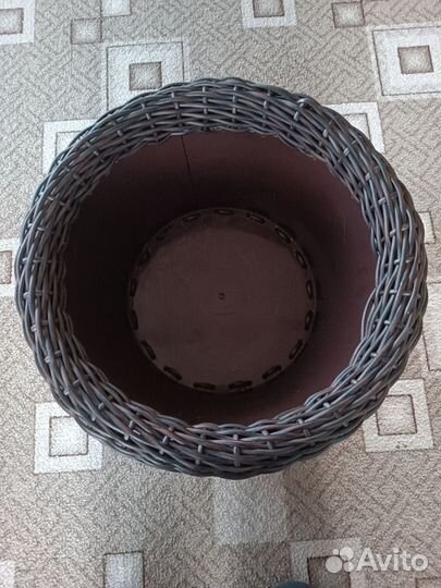 Кашпо из ротанга 20 литров