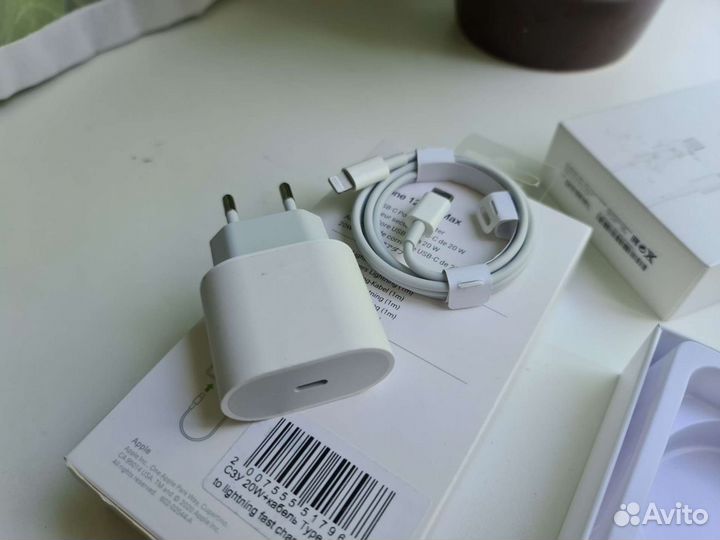 Блок Apple USB-C 20w + Lightning