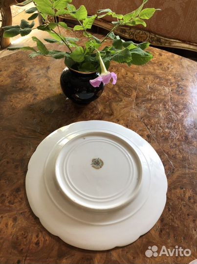 Тарелка. Фарфор. Братья Корниловы