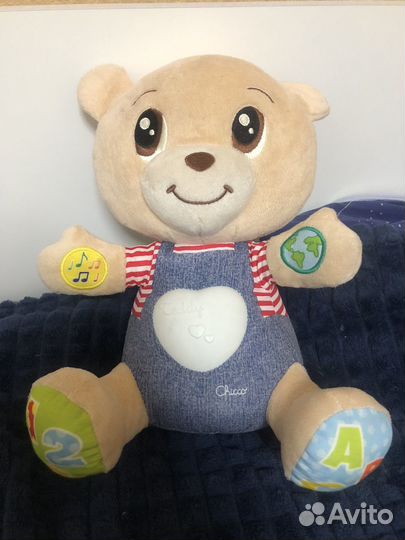 Мишка chicco teddy emotion