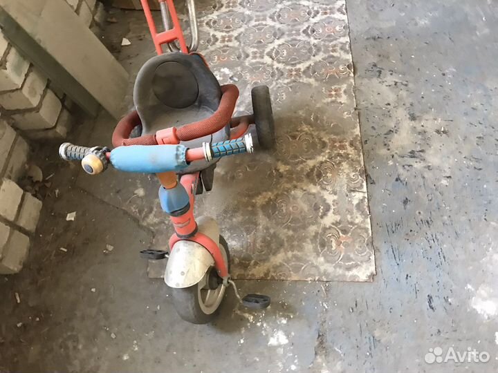 Детский велосипед с ручкой бу
