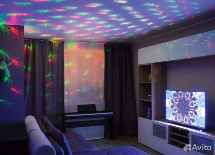 Vegas 24V Лазерный проектор, 6 типа, с пультом