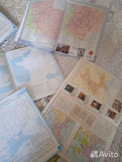 Атласы и контурные карты 6 и 7 класс новые