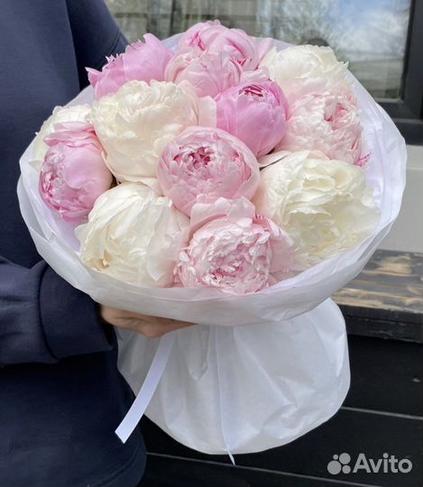 Пионы букет из пионов Цветы Доставка