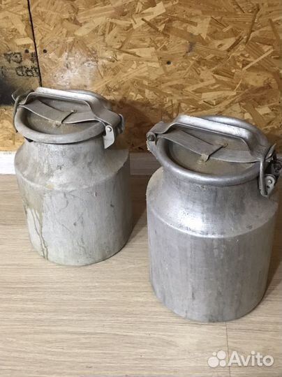 Фляги, бидон и канистры СССР алюминиевые