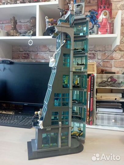 Lego avengers Нападение на башню мстителей