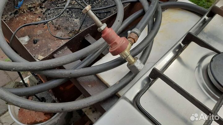 Газовая панель и баллон