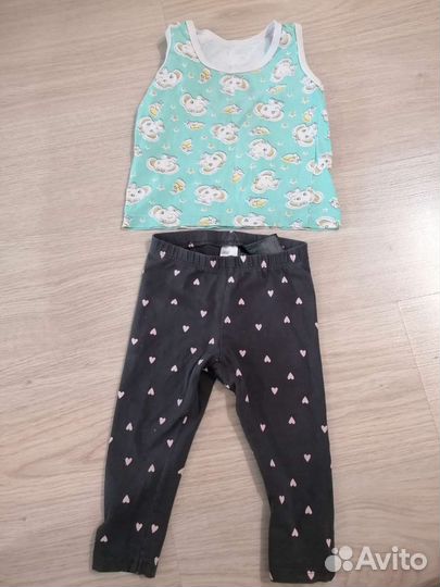 Вещи пакетом для девочки 74-80