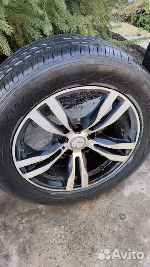 Литые диски r17 Lege Artis 5 120 с резиной Pirelli