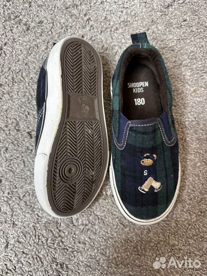 Слипоны детские 18 см