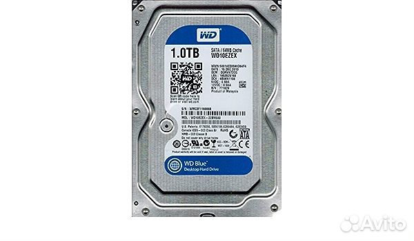 Жесткий диск Western Digital WD Blue 1 тб WD10ezex