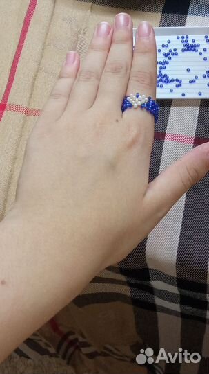 Кольцо из бисера