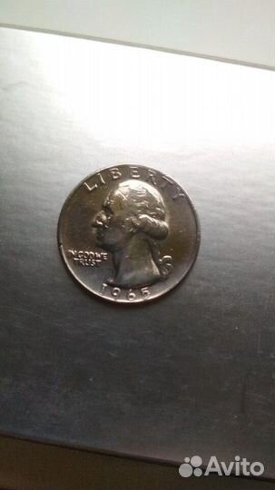 Liberty Quarter Dollar перевёртыш Авито доставка